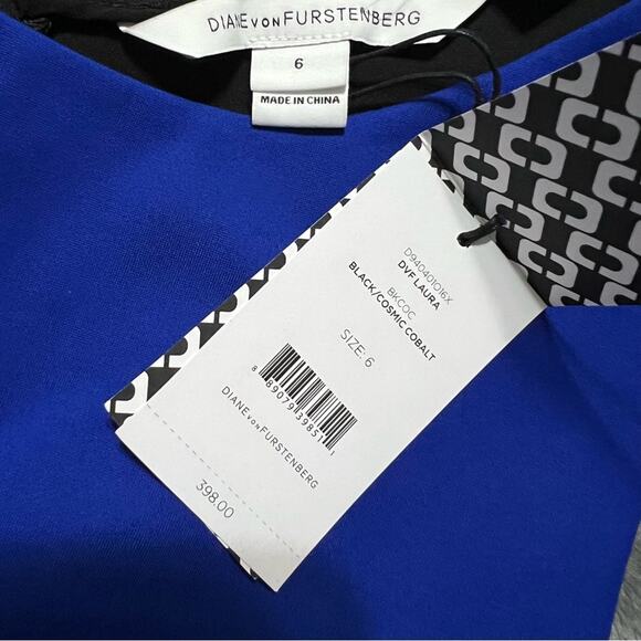 Diane von Furstenberg Laura Sleeveless Ruched Sheath Dress - Picture 9 of 12